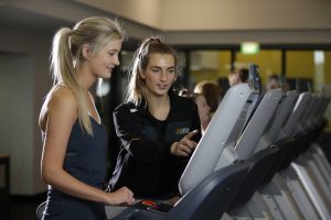 Staff supporting member on Cardio equipment